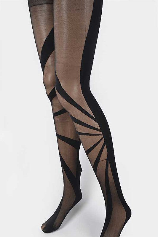 Ribbon Designed Premium Tights