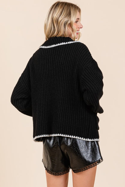 Knit Sweater Cardigan