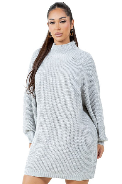 WOMEN FASHION SWEATER DRESS