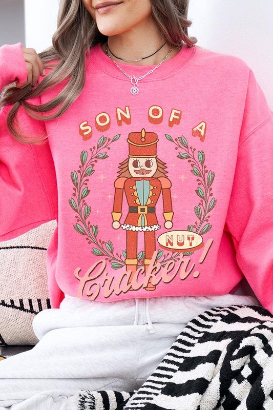 Son Of A Nutcracker Graphic Fleece Sweatshirts