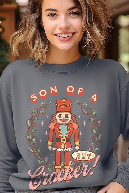 Son Of A Nutcracker Graphic Fleece Sweatshirts