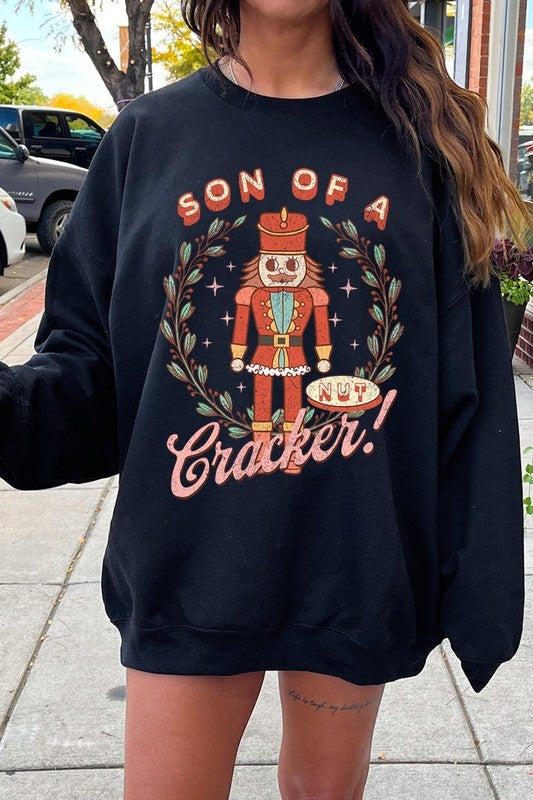 Son Of A Nutcracker Graphic Fleece Sweatshirts