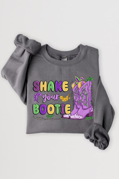 Shake Your Bootie Mardi Gras Fleece Sweatshirts