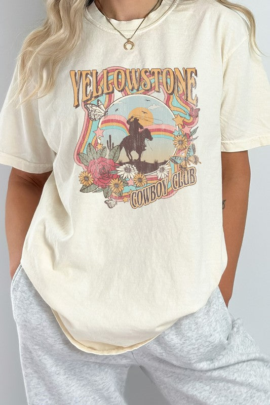 Camiseta gráfica Yellowstone Cowboy Club Comfort Colors