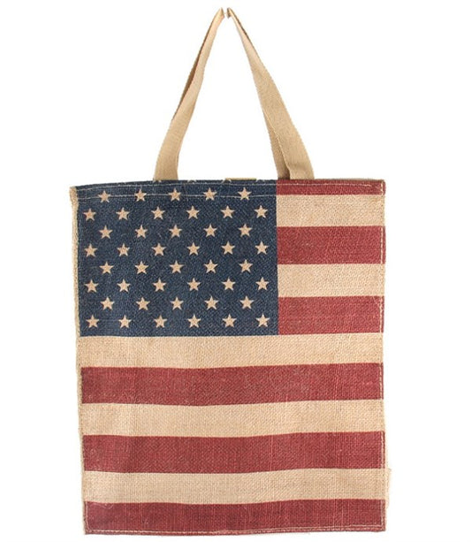 BOLSO TOTE BANDERA AMERICANA