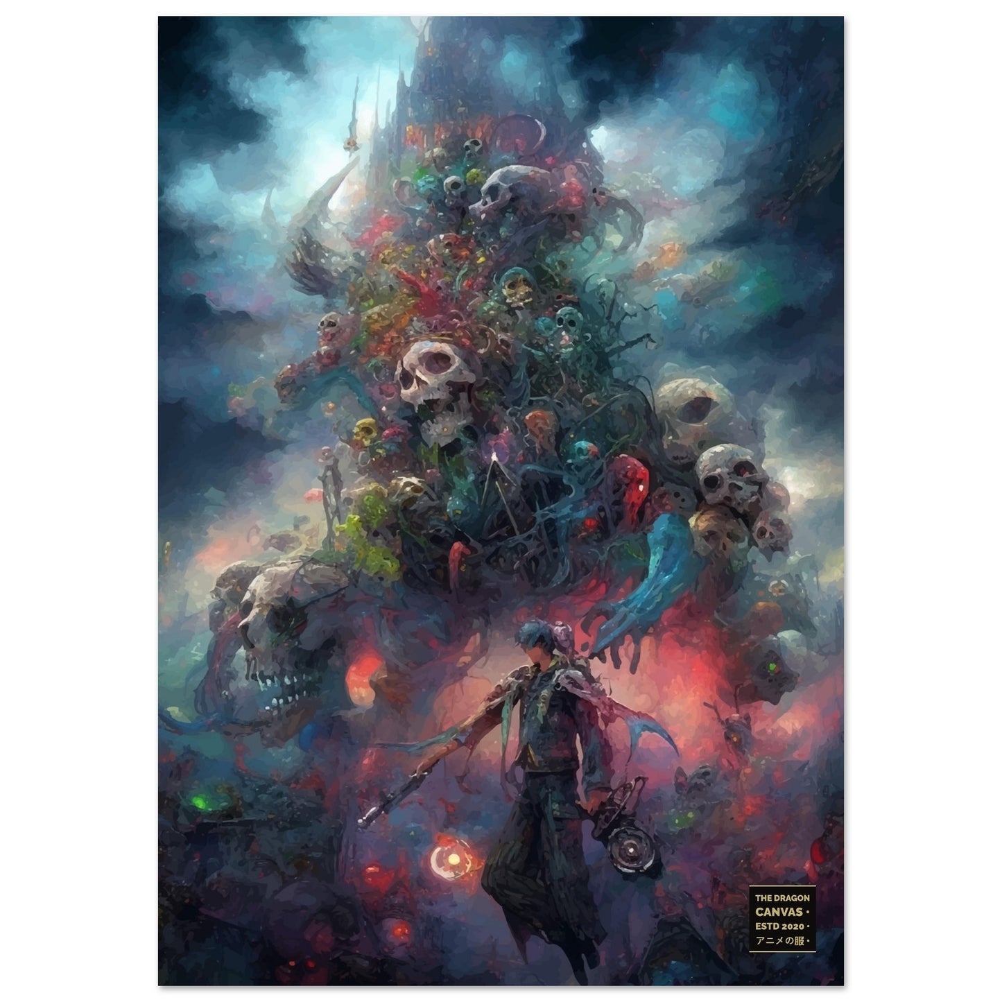"Wanderer" Biopunk Horror Collection #19 - Anime Semi-Glossy Poster