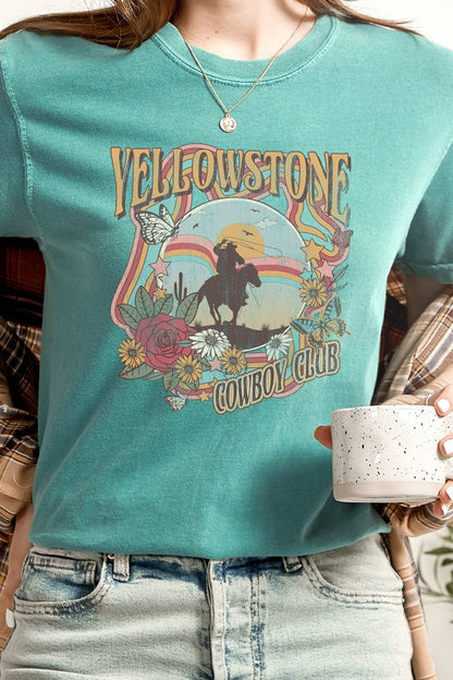 Camiseta gráfica Yellowstone Cowboy Club Comfort Colors