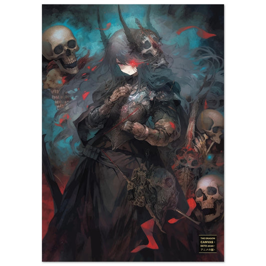 Colección de terror Biopunk n.° 10 "Princesa Exánime" - Póster semibrillante de anime