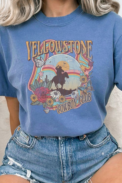 Camiseta gráfica Yellowstone Cowboy Club Comfort Colors