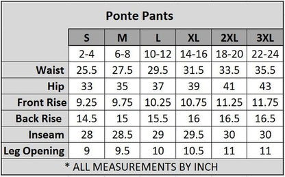 Lady's Ponte Pants