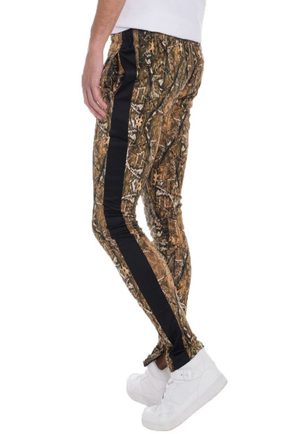 WEIV MEN'S HUNTER CAMO TRACK PANTS