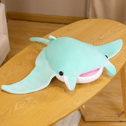 70cm/90cm Cartoon Manta-Ray Plush Toys - Plush Pillow Stuffed Animal