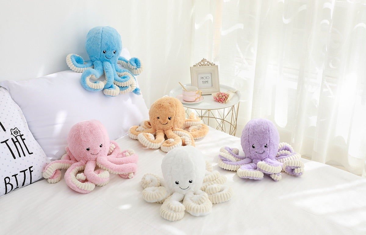 18/85cm Octopus Plush Stuffed Toy - Soft Animal Cute Doll