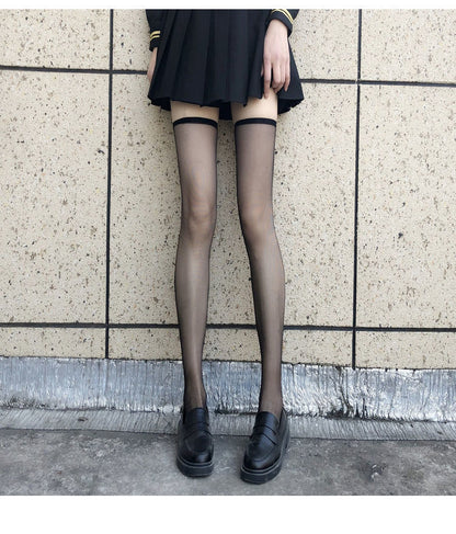 Sweet Ultra-thin Stockings - Lace Spring Summer - Thigh Knee Socks - Over knee - thin leg knee-high