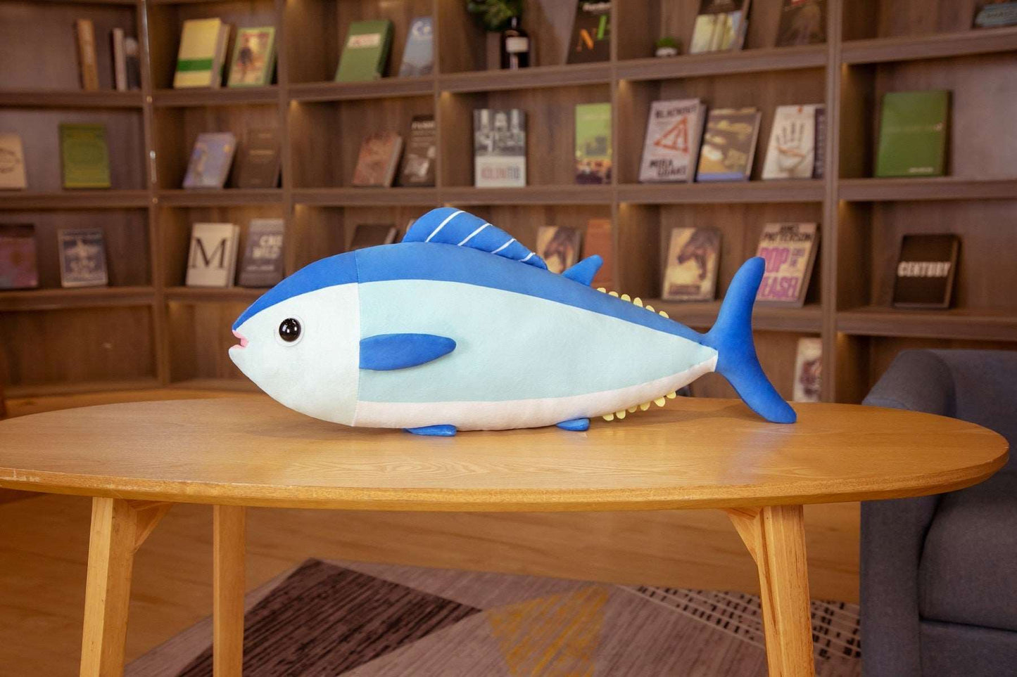 65cm Kawaii Cute Tuna Fish Plush Toys - Cartoon Stuffed Soft Fish Pillow