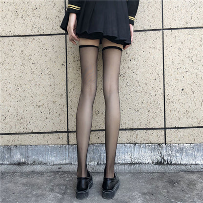 Sweet Ultra-thin Stockings - Lace Spring Summer - Thigh Knee Socks - Over knee - thin leg knee-high