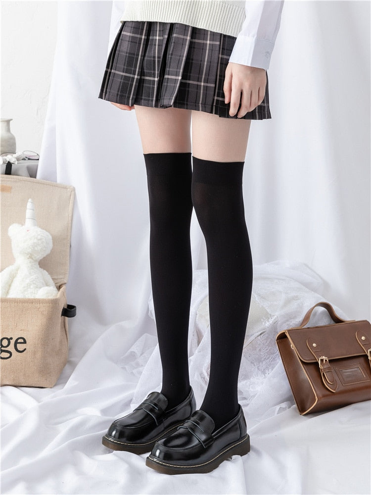 Sweet Ultra-thin Stockings - Lace Spring Summer - Thigh Knee Socks - Over knee - thin leg knee-high