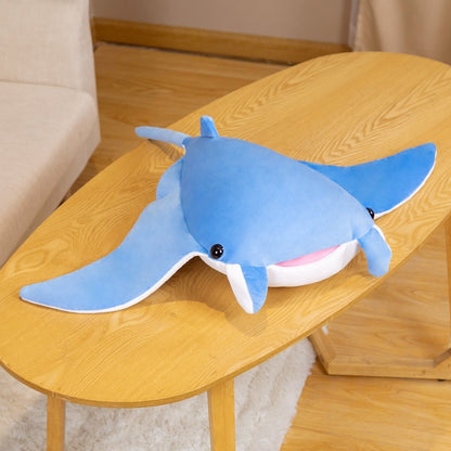 70cm/90cm Cartoon Manta-Ray Plush Toys - Plush Pillow Stuffed Animal