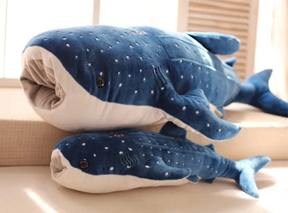 50/100CM Cartoon Whale Shark Stuffed Plush Toys