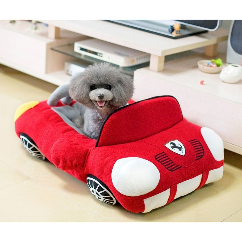 Waterproof Sports Car Shaped Pet Bed House for Small Dogs & Cats - Pet supplies