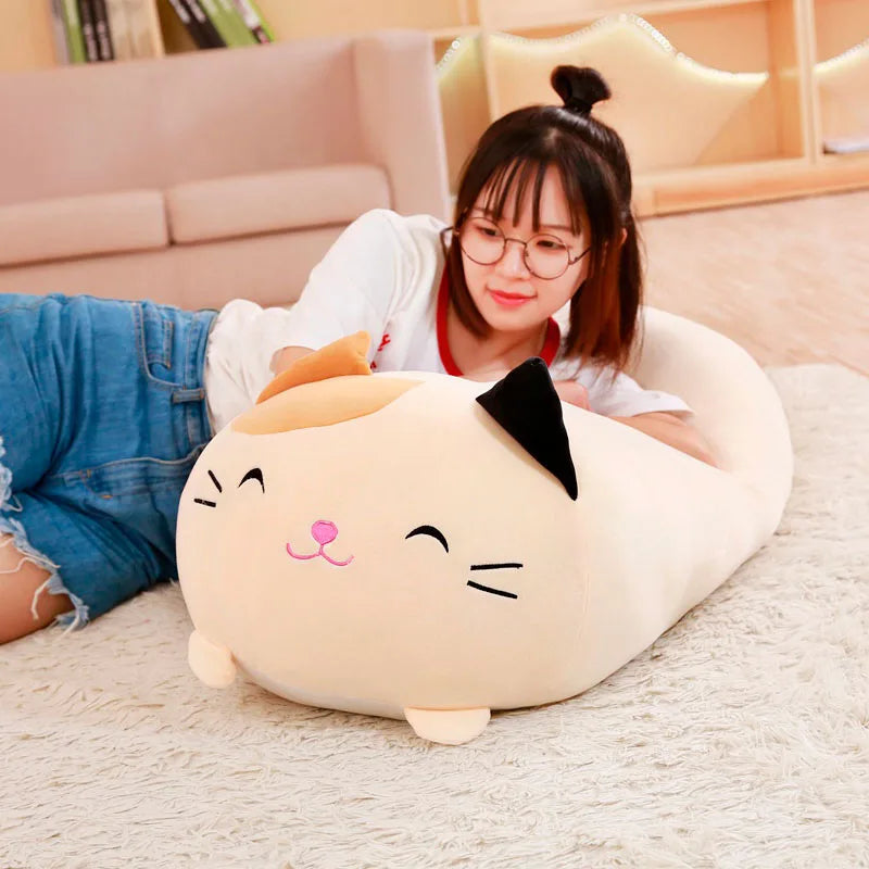 30-90CM Soft Stuffed Doll Animal Pillow - Dog Cat Penguin Pig Frog