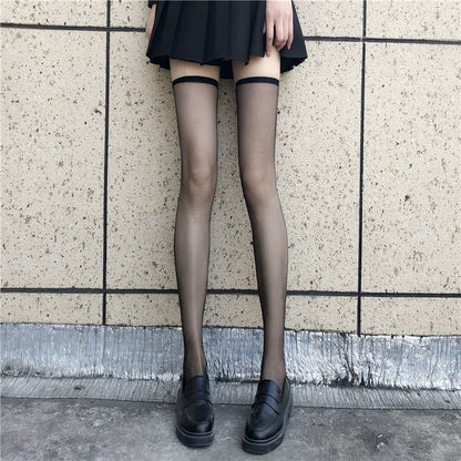 Sweet Ultra-thin Stockings - Lace Spring Summer - Thigh Knee Socks - Over knee - thin leg knee-high