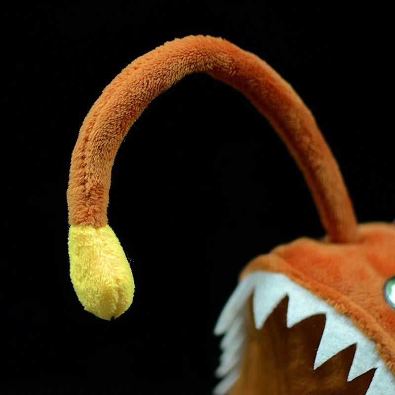 Soft Realistic Lantern Fish Anglerfish Plush Toy