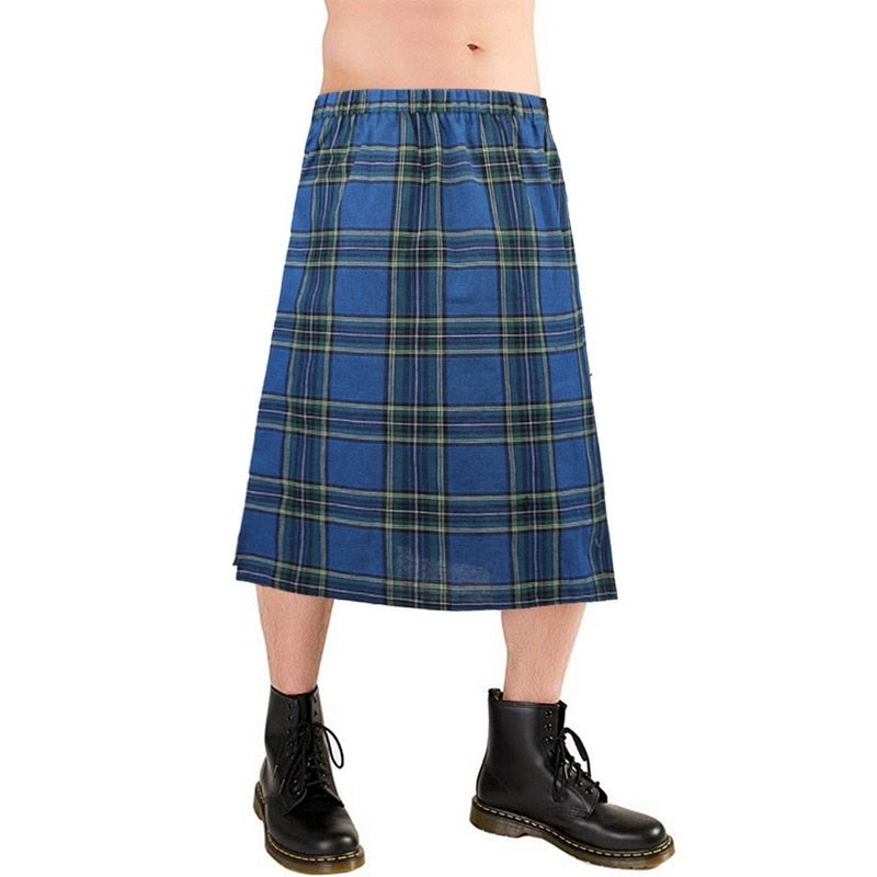 Pantalones de hombre - Kilt escocés - Falda tradicional - Retro clásico