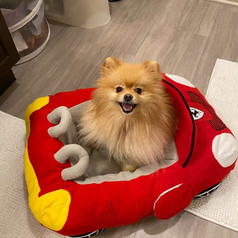 Waterproof Sports Car Shaped Pet Bed House for Small Dogs & Cats - Pet supplies
