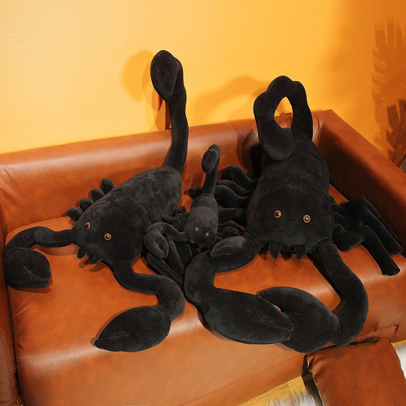 Juguete de peluche Kawaii Scorpion - Almohada de peluche suave