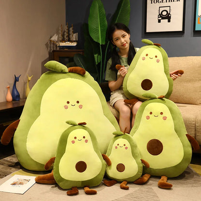 50-100 CM Giant Avocado Stuffed Plush Toy - Fruit Cushion Pillow