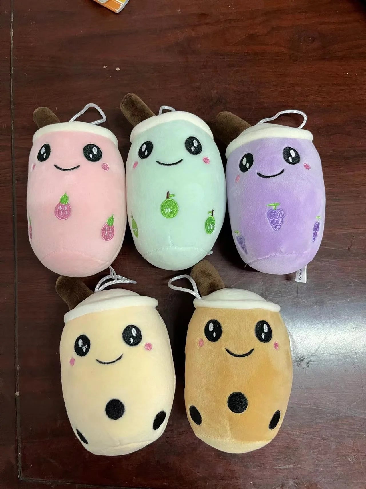 Cute Boba Latte Americano Coffee Milk Tea Plushie Toy