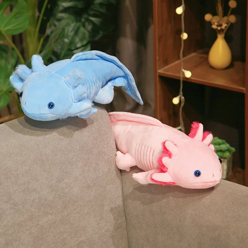 45-80cm Kawaii Axolotl Salamander Plush Pillow