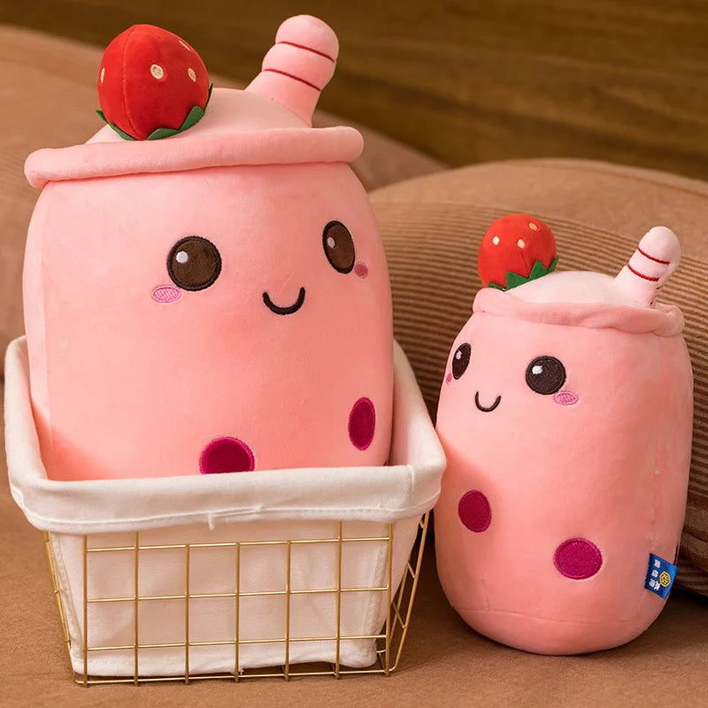 Cute Boba Latte Americano Coffee Milk Tea Plushie Toy