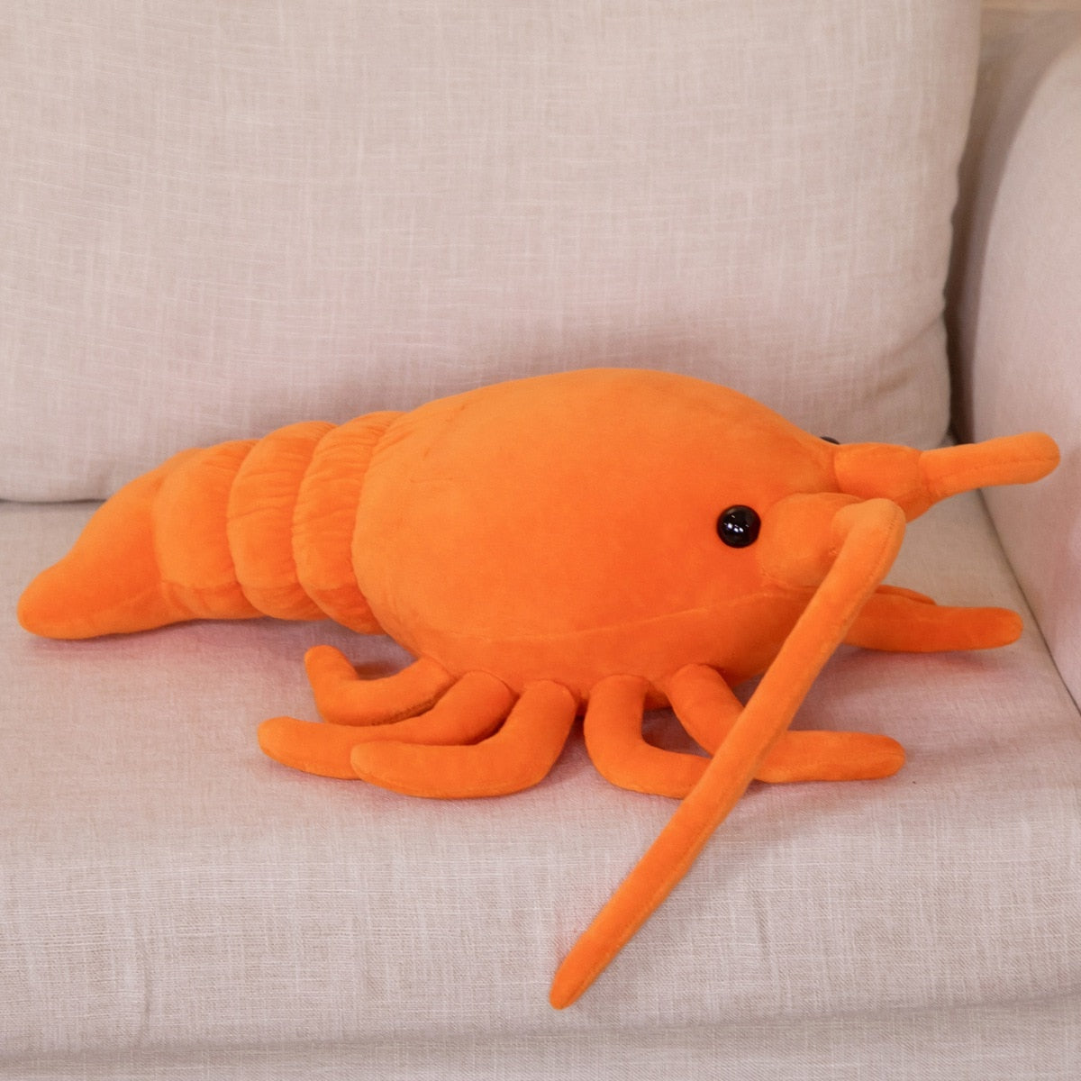 50-65cm Kawaii Red Shrimp Plush Toy -  Stuffed Animal Doll Pillow