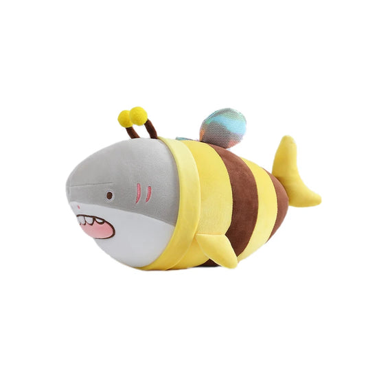 Super Cute Funny Shark Bee Plush Toy