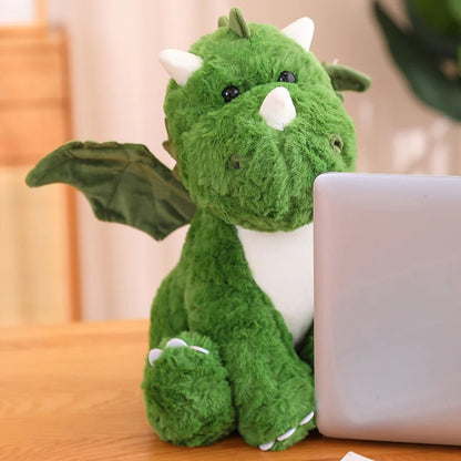 Dinosaur Egg Turns into Dino Plush - Stuffed Cartoon Dragon