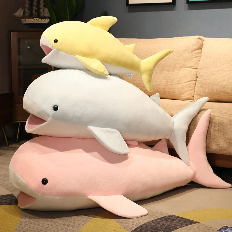 55/70/120cm Giant Cute Whale Plush Toys