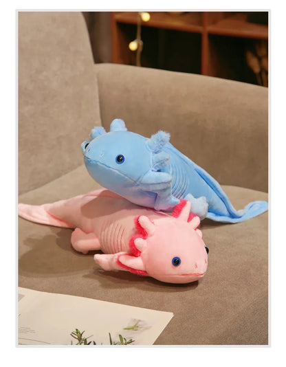 45-80cm Kawaii Axolotl Salamander Plush Pillow