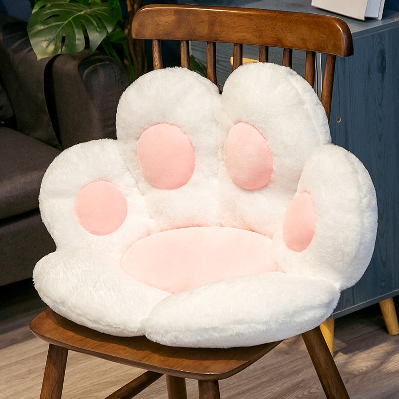 Cute Cat Paw Back Pillows Chair Cushion - Animal Seat - Cushion Sofa Mat - Home Decor