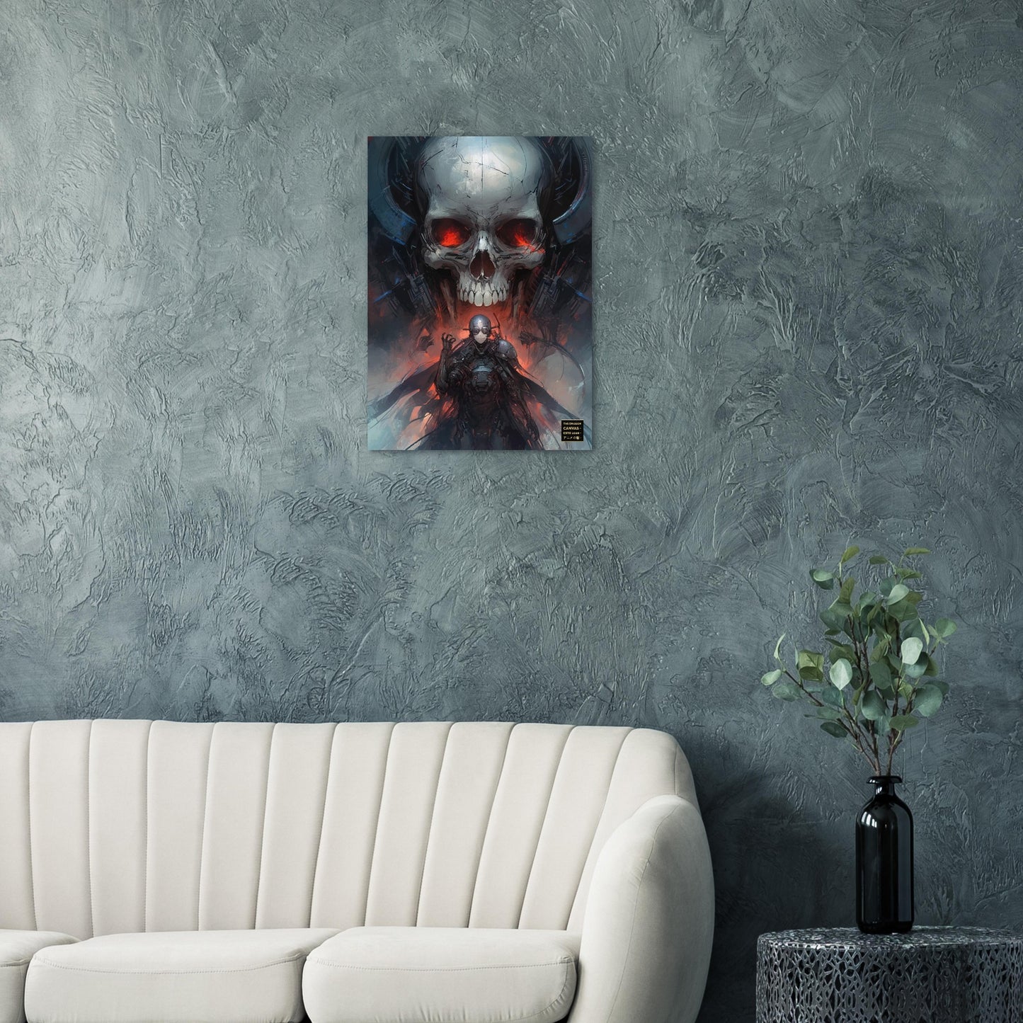 "Skull Pilot" Biopunk Horror Collection #30 - Anime Semi-Glossy Poster
