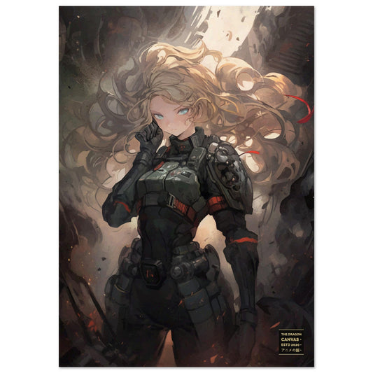 "Dawn Pilot" Biopunk Horror Collection #26 - Anime Semi-Glossy Poster