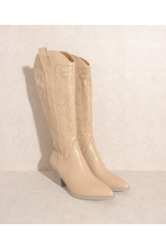 BOTAS ALTAS WESTERN BORDADO SAMARA