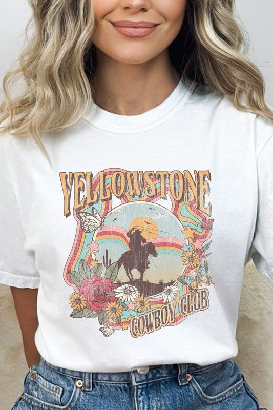 Camiseta gráfica Yellowstone Cowboy Club Comfort Colors