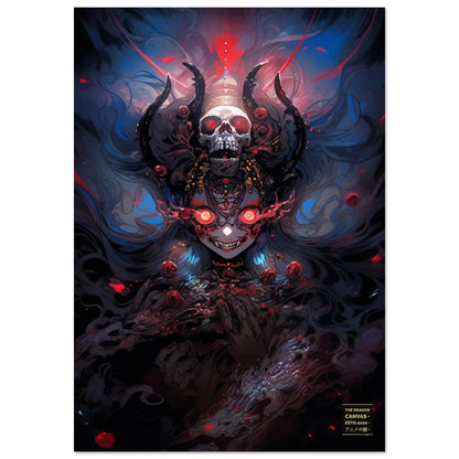 "Demon Princess" Biopunk Horror Collection #04 - Anime Semi-Glossy Poster