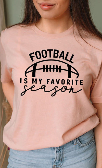 El fútbol es mi camiseta gráfica de temporada favorita