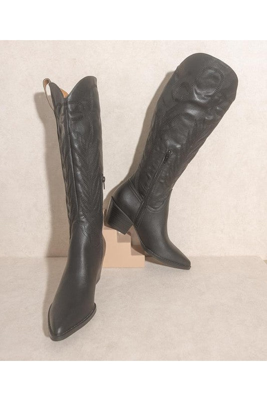 BOTAS ALTAS WESTERN BORDADO SAMARA