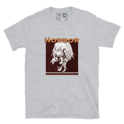 HORROR - Camiseta unisex de manga corta