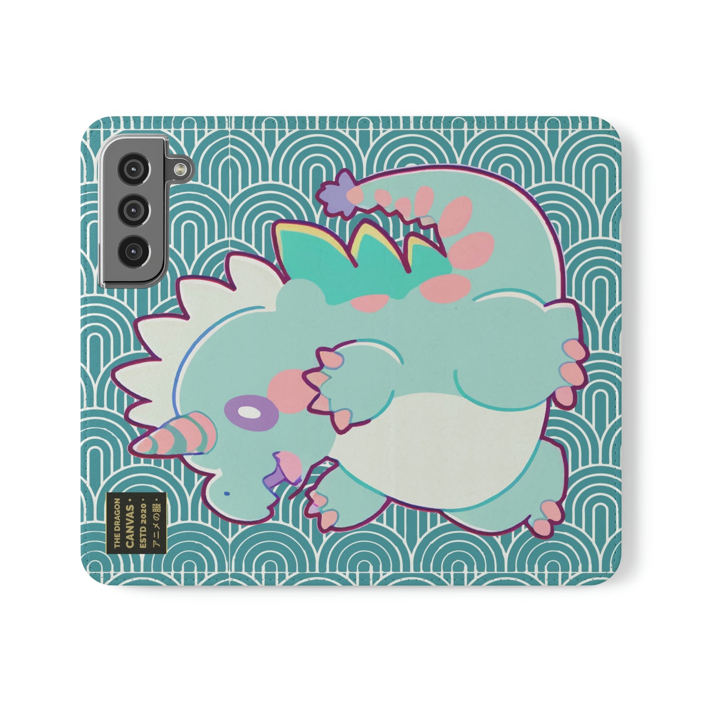 Colección Chibi Dragons #01 - Fundas con tapa orgánicas para iPhone y Samsung Galaxy