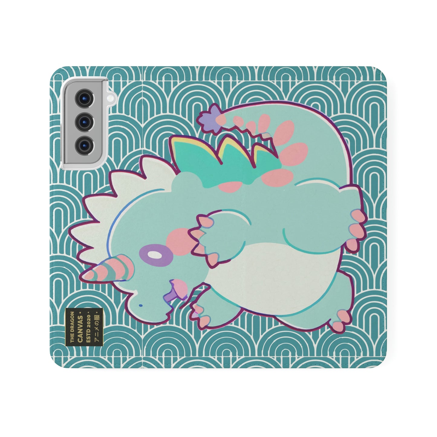 Colección Chibi Dragons #01 - Fundas con tapa orgánicas para iPhone y Samsung Galaxy